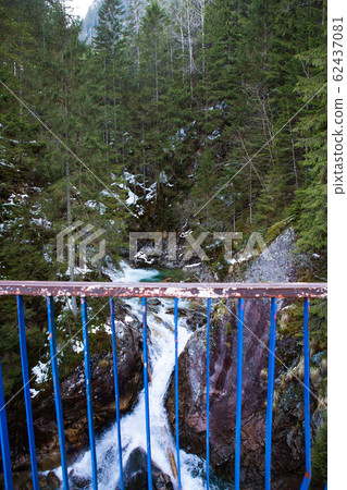 Beautiful waterfall Wodogrzmoty Mickiewicza in Beautiful waterfall Wodogrzmoty Mickiewicza in 62437081