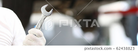 Shining metal wrench 62438823