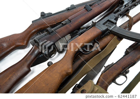 antique firearms weapons, rifles, machine guns 62441187
