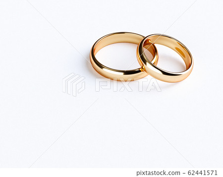 Golden rings on paper Golden rings on paper 62441571