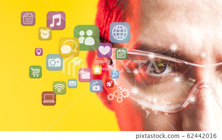 Futuristic smart glasses 62442016