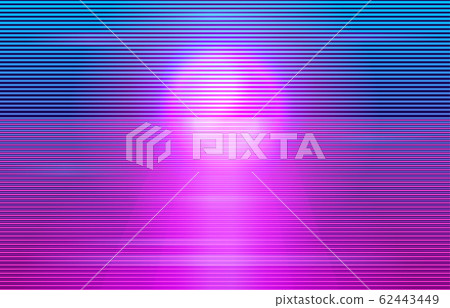 Cyberpunk futuristic design vector background. Vaporwave synthwave styled of the sun landscape. Template for technology digital modern graphic poster 62443449