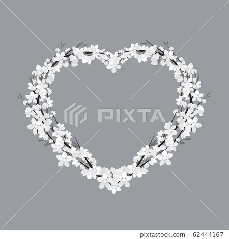 Flower decoration of sakura 62444167