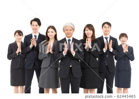 大量的人，商人，人力資源，員工，掌聲 62445465