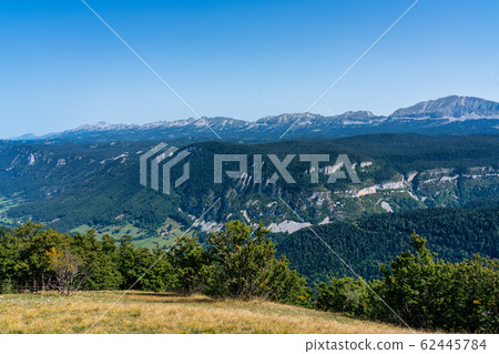 Panoramic view of Vercors landscape, Vassieux en Vercors, France 62445784