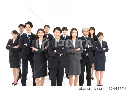 Large group of business arms Large group of business arms 62445854