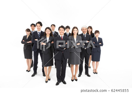 Large group of business arms 62445855