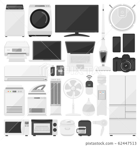 電器和家用電器的插圖集 62447513