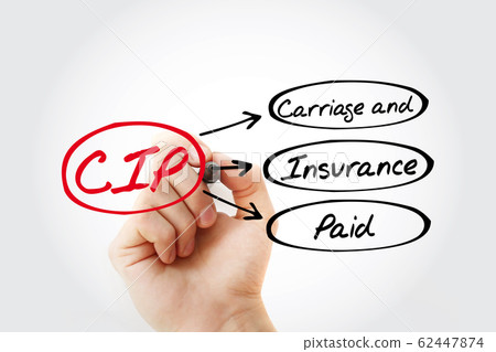 CIP - Carriage and Insurance Paid acronym 62447874