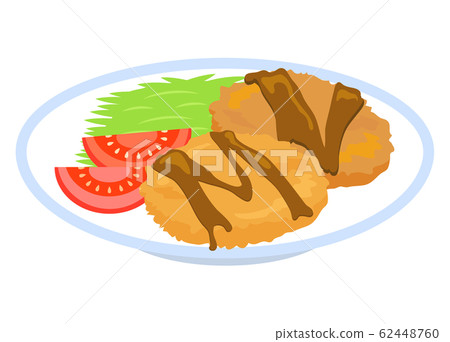 Croquette illustration Croquette illustration 62448760