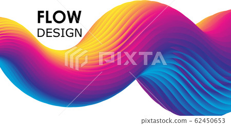 Rainbow Background. Wave Pattern. Fluid Flow. Rainbow Background. Wave Pattern. Fluid Flow. 62450653