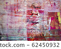 Painting Artistic bright color oil paint texture abstract artwork. Modern futuristic pattern for grunge wallpaper, interior, album, flyer cover, poster, booklet background. Creative graphic design 62450932