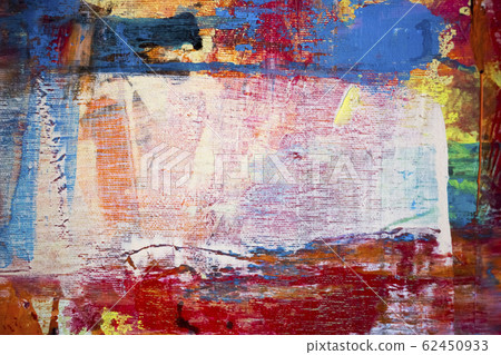 Painting Artistic bright color oil paint texture abstract artwork. Modern futuristic pattern for grunge wallpaper, interior, album, flyer cover, poster, booklet background. Creative graphic design Painting Artistic bright color oil paint texture abstract artwork. Modern futuristic pattern for grunge wallpaper, interior, album, flyer cover, poster, booklet background. Creative graphic design 62450933