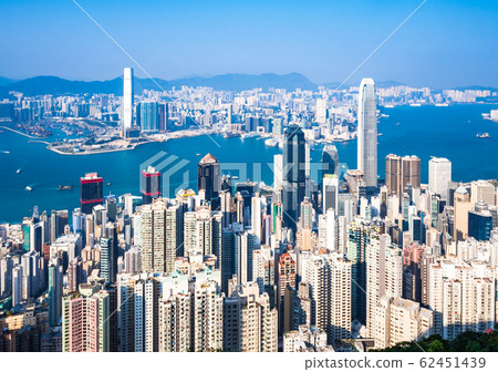 Hong Kong @ Victoria Harbor from Victory Peak 62451439