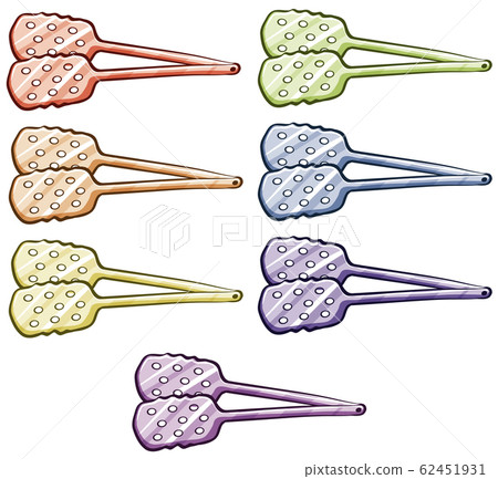 Tongs in different color 62451931