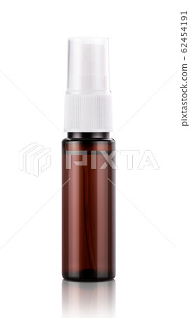 brown transparent mouth spray bottle for product design mock-up 62454191