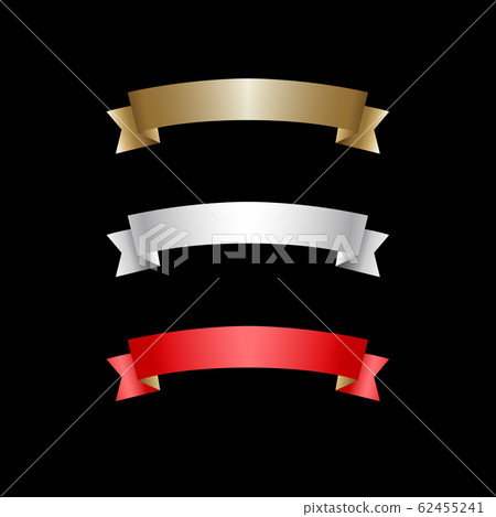 Luxury ribbons set, gift bows Luxury ribbons set, gift bows 62455241