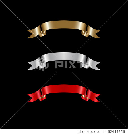 Luxury ribbons set, gift bows Luxury ribbons set, gift bows 62455256