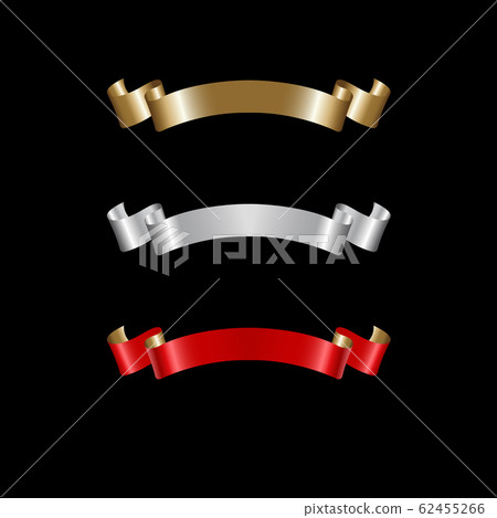 Luxury ribbons set, gift bows Luxury ribbons set, gift bows 62455266