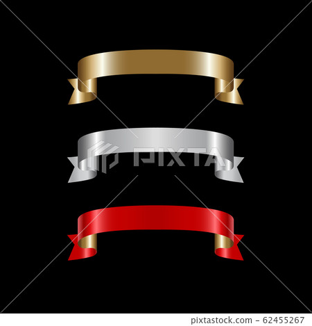 Luxury ribbons set, gift bows Luxury ribbons set, gift bows 62455267