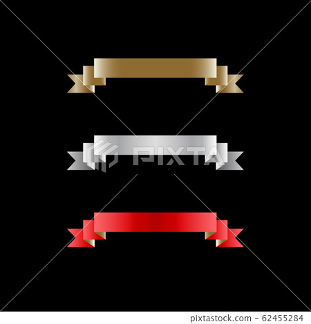 Luxury ribbons set, gift bows Luxury ribbons set, gift bows 62455284