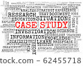Concept in the form of a cloud of words associated with the Case Study 62455718