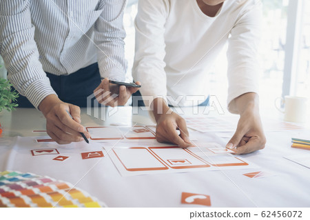 UX UI and Programming development technology. 62456072
