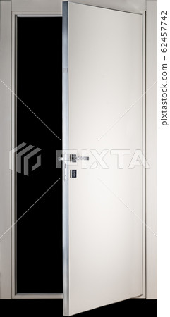 Colored Entrance opened Door. Interior Design 62457742