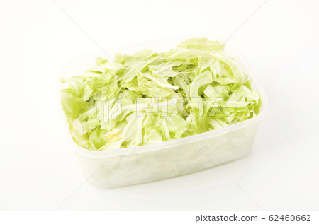 Shredded cabbage in storage container Shredded cabbage in storage container 62460662