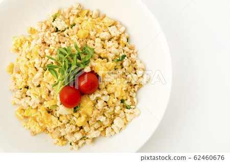 Fried rice style of cotton tofu Fried rice style of cotton tofu 62460676