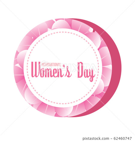Womens day button 62460747