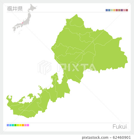 Map of Fukui Prefecture · Fukui (City/Division) 62460901