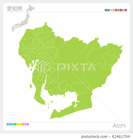 愛知縣/愛知縣地圖(市/區) 愛知縣/愛知縣地圖(市/區) 62461704
