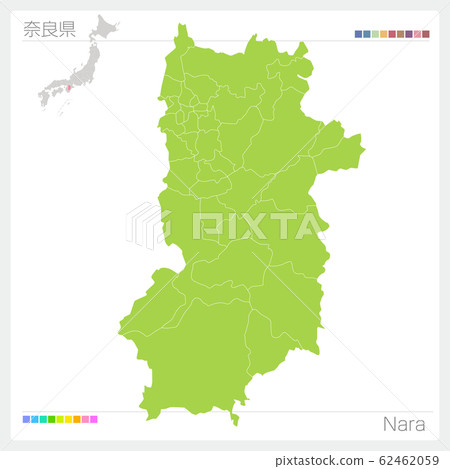 奈良縣/奈良市地圖(市/區) 奈良縣/奈良市地圖(市/區) 62462059