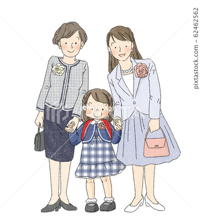 Admission ceremony family girl 62462562