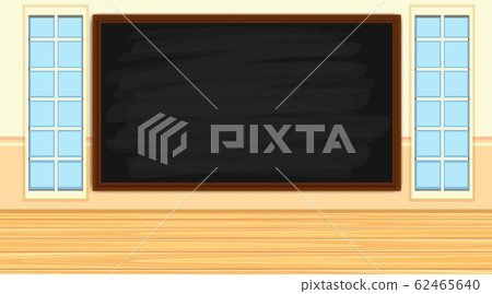 Blackboard template on the wall 62465640