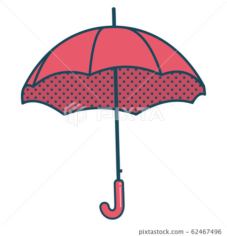 Illustration of umbrella Illustration of umbrella 62467496