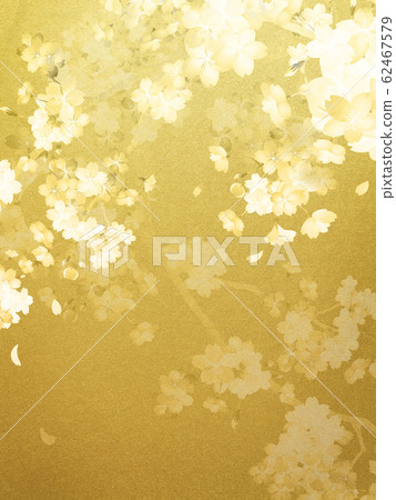 背景-日本-日本紙-日本風格-日本圖案-春天櫻桃樹枝金葉 背景-日本-日本紙-日本風格-日本圖案-春天櫻桃樹枝金葉 62467579