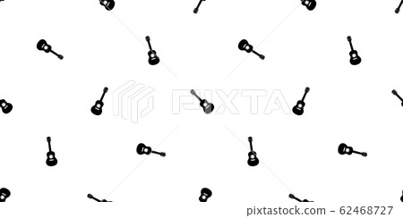 guitar seamless pattern vector ukulele bass... - Stock Illustration ...