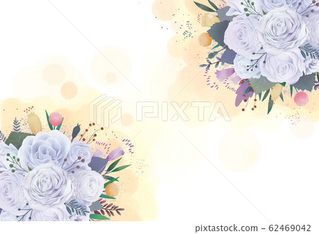 Watercolor wreath 62469042