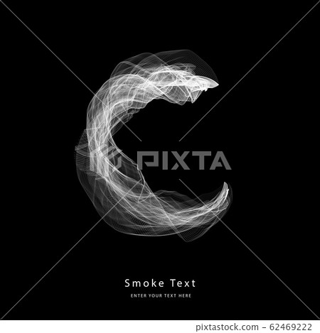 Abstract smoke lower case alphabet letter text art Abstract smoke lower case alphabet letter text art 62469222