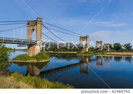 Bridge near Langeais castle in the Loire Valley - 62469740