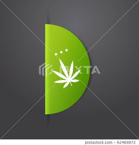 marijuana leaf sticker cbd oil label thc free icon hemp extract emblem ganja cannabis weed badge logo design flat marijuana leaf sticker cbd oil label thc free icon hemp extract emblem ganja cannabis weed badge logo design flat 62469872