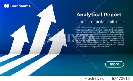 ANALYTICAL REPORT - Web Template in Trendy Colors. 62470610