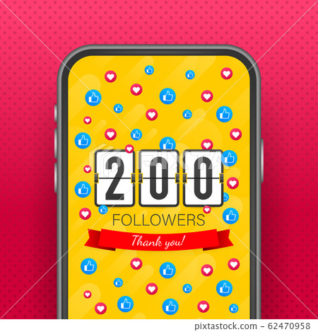 200 followers, Thank You, social sites post. Thank 62470958