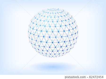 藍色數字網絡領域圖像 62472454