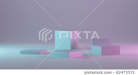 futuristic modern cubes with neon blue and magenta lighting background texture. bright backdrop 3d render illustration futuristic modern cubes with neon blue and magenta lighting background texture. bright backdrop 3d render illustration 62473555