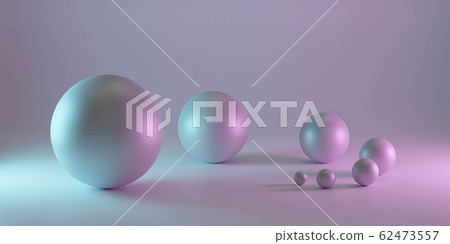 futuristic modern abstract ball spheres with neon blue and magenta lighting background texture. bright backdrop 3d render illustration futuristic modern abstract ball spheres with neon blue and magenta lighting background texture. bright backdrop 3d render illustration 62473557