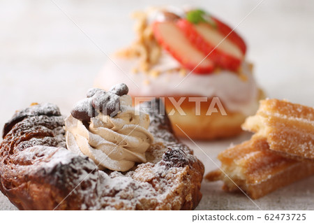 甜麵包的特寫圖像照片 甜麵包的特寫圖像照片 62473725