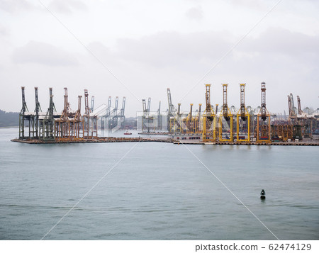 Singapore cargo terminal,one of the busiest Import, Export, Logistics ports in the world, Singapore. Singapore cargo terminal,one of the busiest Import, Export, Logistics ports in the world, Singapore. 62474129